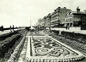Eastbourne Prints: The Gardens and Parade, West - Eastbourne, Sussex