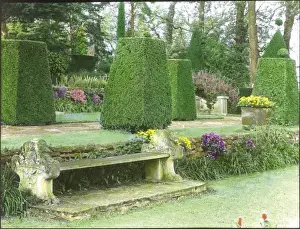 Topiary Prints: Gardens at Sedgewick Park House, near Horsham, Sussex