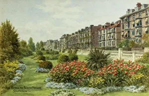 Hants Prints: Gardens, South Parade, Southsea, Hampshire