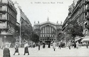 Unattributed Prints: Gare du Nord, Paris, France