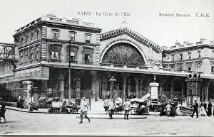 Unattributed Prints: Gare de L'Est, Paris, France