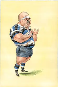 Rugby Prints: Gareth Chilcott - England rugby player