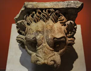 Images Dated 16th January 2012: Gargoyle from Sanctuary of Jupiter Heliopolitanus. Baalbek