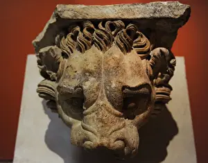 Courtyard Prints: Gargoyle from Sanctuary of Jupiter Heliopolitanus. Baalbek