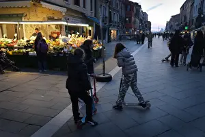 Via Garibaldi, Castello, Venice, Italy, early evening