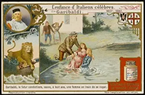 Unfortunate Prints: Garibaldi Saves Woman
