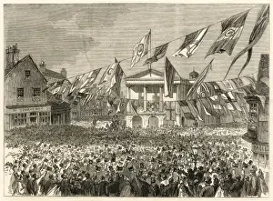 Town Hall Prints: Garibaldi visits the Isle of Wight