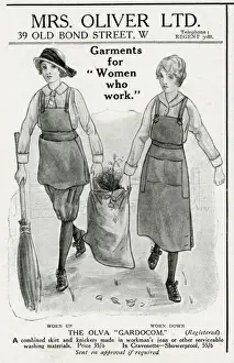 Gardeners Prints: Garments for Women Who Work, WW1