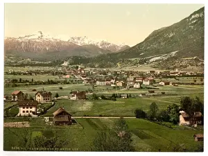 Bavaria Prints: Garmisch, general view, Upper Bavaria, Germany