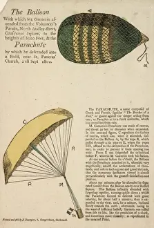 Garnerins balloon and parachute