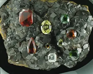 Garnet Prints: Garnet cut stones