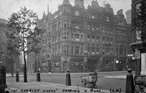 Charing Prints: The Garrick Hotel, Charing Cross Road, London