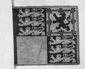 Hung Prints: Garter banner of King George V