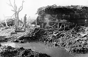 Bunker Prints: Garter Point Ypres Belgium 24th October 1917 WW1