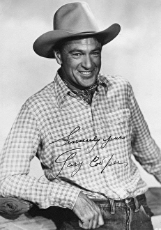Checked Gallery: Gary Cooper / Signed Photo