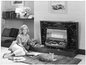Surround Prints: Gas Fire 1960S