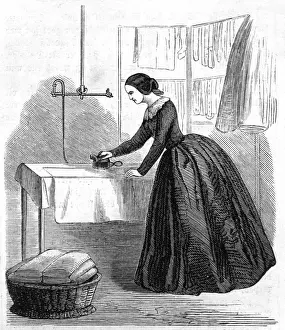 Irons Prints: Gas iron by Littgow, 1861