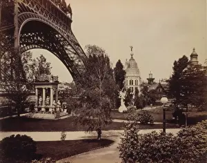 Gas Pavilion, with base of the Eiffel Tower on left, Paris E