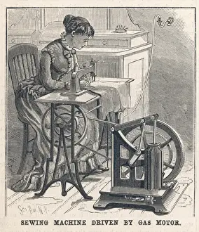 Noisy Prints: Gas Powered Sew Machine