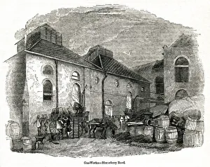 Utility Collection: Gas works, Horseferry Road, Westminster, London