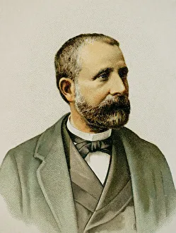 Deputy Prints: Gaspar Nunez de Arce (1832-1903). Spanish poet