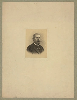 Gaston Tissandier, French balloonist, head-and-shoulders por Gaston Tissandier, French balloonist, head-and-shoulders por