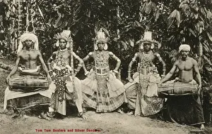 Outfits Prints: Gata Bera drummers and Sinhala Dancers - Sri Lanka