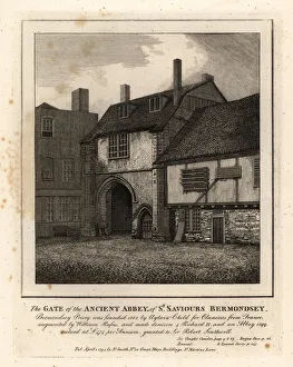 Cedar Prints: The Gate of the Ancient Abbey of St. Saviours Bermondsey