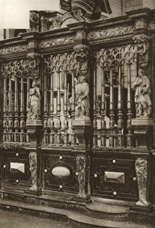 Images Dated 20th June 2017: Gate in a church, Ypres, Belgium