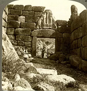 Mycenae Collection: The Gate of the Lions, Mycenae, Greece