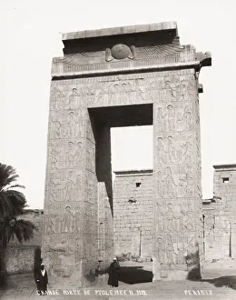 Karnak Prints: Gate of Ptolemy II, Karnak, Luxor, Egypt