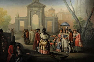 Bourgeoisie Collection: Gate of San Vicente, 1785, by Gines Andres de Aguirre
