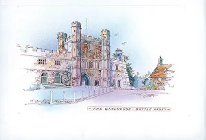 Gatehouse Prints: The Gatehouse, Battle Abbey