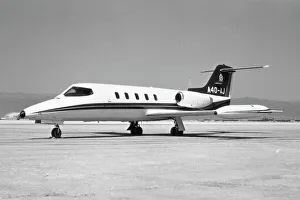 Learjet Prints: Gates Learjet 25B A40-AJ