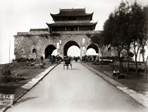 Gateway, Nanking (Nanjing) China, circa 1890