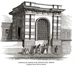 Gateway at Pentonville Prison
