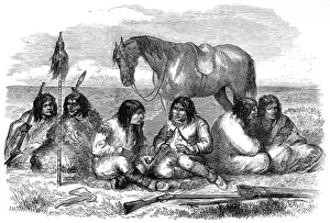 Prairie Prints: A gathering of Cree Indians, c. 1870