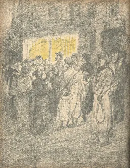 Contrasts Prints: Gathering Crowd