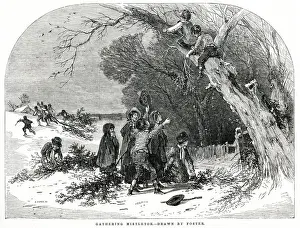 Gathering Mistletoe 1851