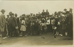 Gathering of People with Children, Unknown Location. Date: 1920s Gathering of People with Children, Unknown Location. Date: 1920s
