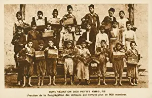 Shining Prints: Gathering of Syrian Shoeshine boys