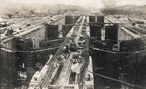 Locks Collection: Gatun Locks, Panama, Canal
