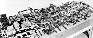 Components Prints: Gauges used to manufacture Vickers-Maxim gun