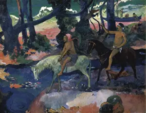 Pushkin Prints: GAUGUIN, Paul (1848-1903). Ford (Running Away)