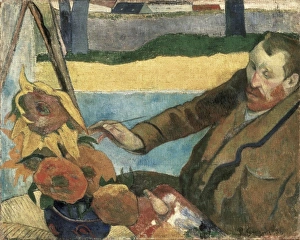 GAUGUIN, Paul (1848-1903). Van Gogh Painting GAUGUIN, Paul (1848-1903). Van Gogh Painting