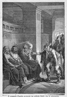 Ceremonial Prints: Gaul Taunts Senator