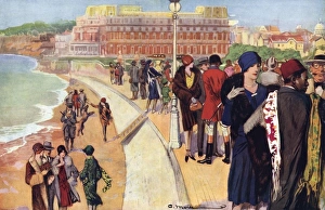 Images Dated 17th April 2012: The Gay, Warm South by C. Morse - Biarritz in the 1920s