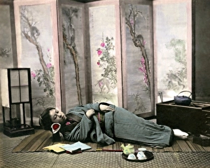 Cups Gallery: Geisha sleeping, Japan