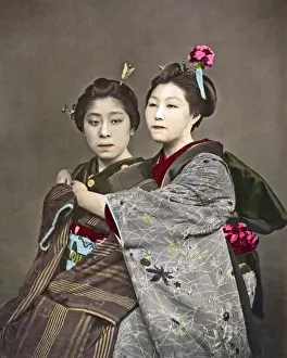 Two geishas, Japan