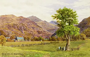 Beddgelert Prints: Gelert's Grave, Beddgelert, Gwynedd, Wales